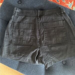 Evereve High Waist Charcoal Shorts